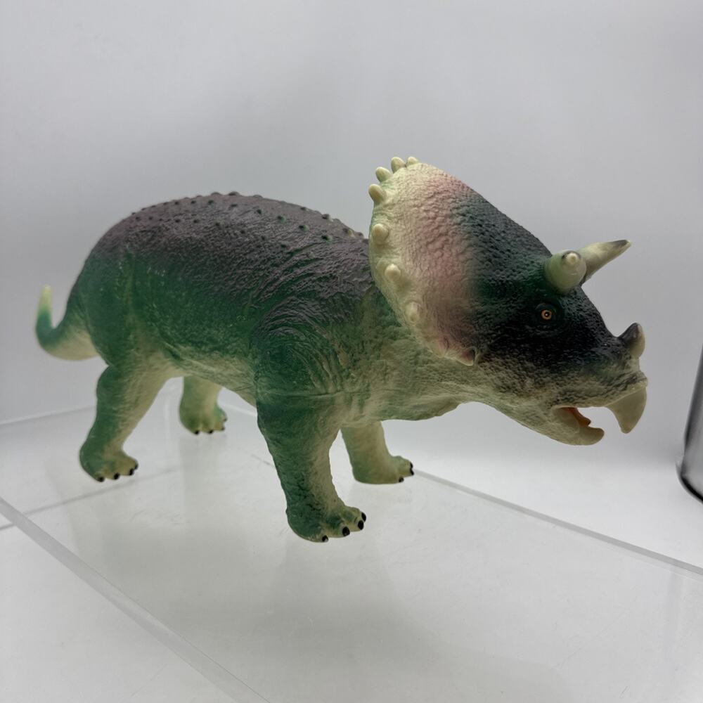 Vintage Toys R Us Rubber 18" Triceratops Dinosaur Figure Rinco